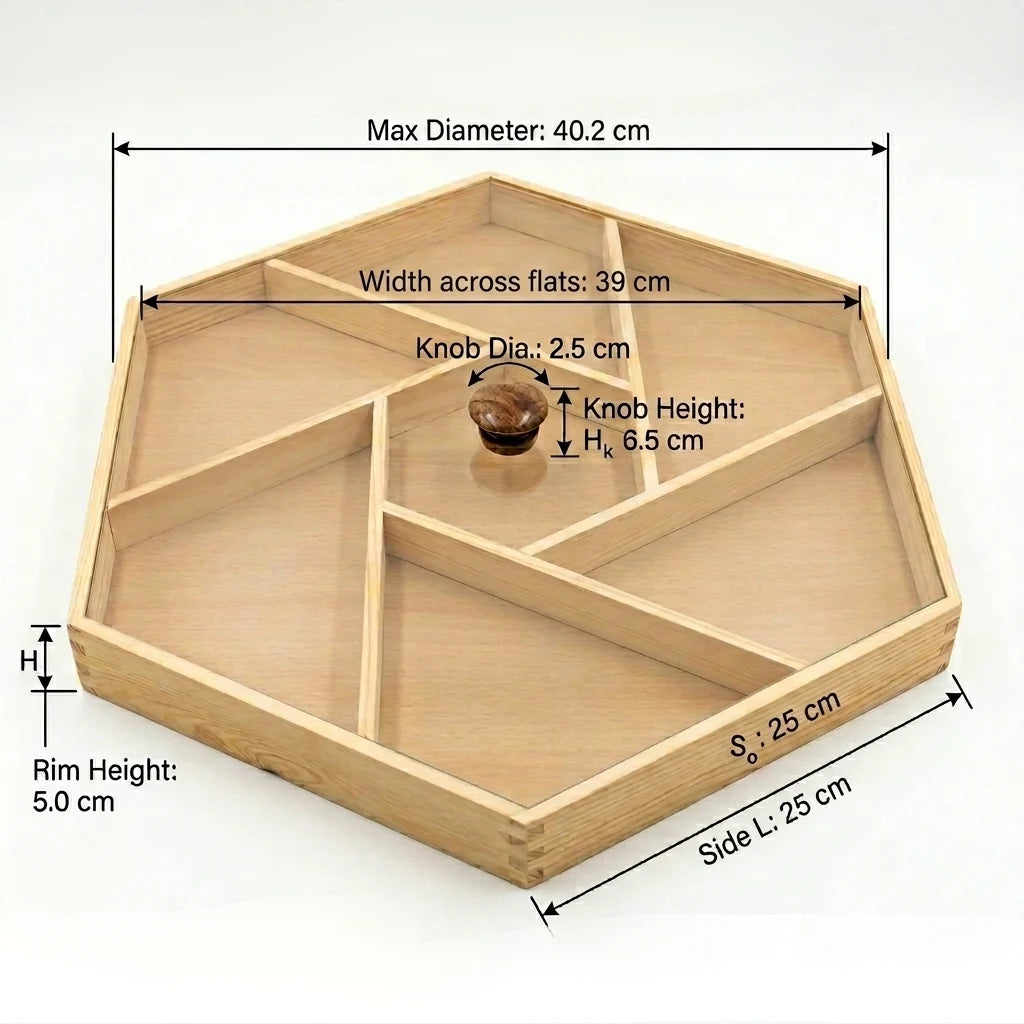 PREMIUM WOODEN DRY FRUIT TRAYS