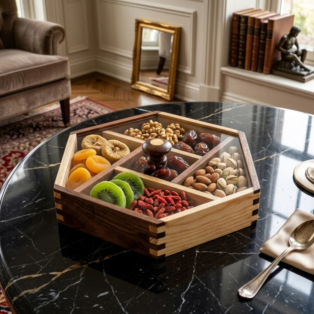 PREMIUM WOODEN DRY FRUIT TRAYS