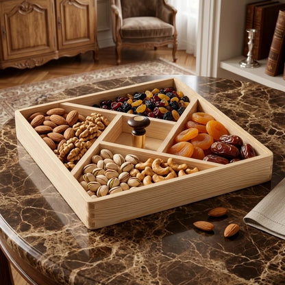 PREMIUM WOODEN DRY FRUIT TRAYS