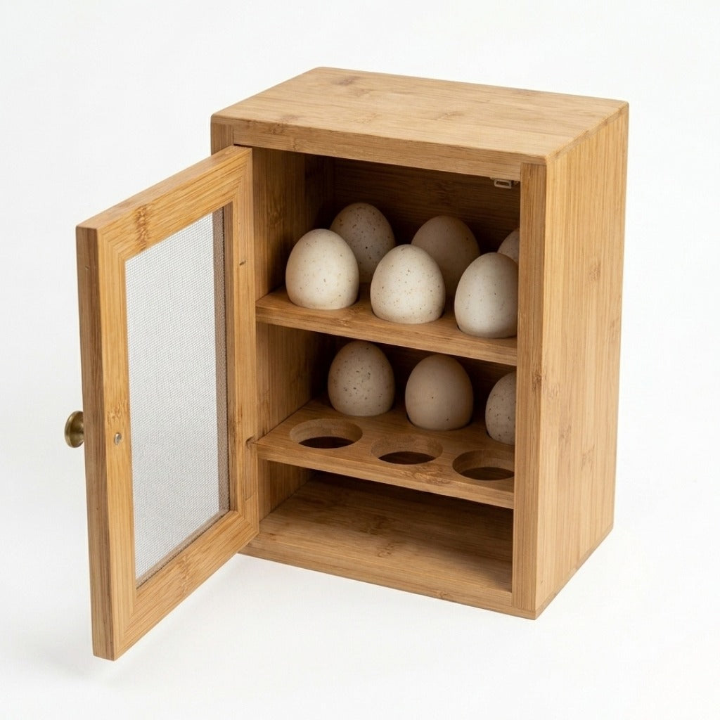 Wooden egg cabinet D-26
