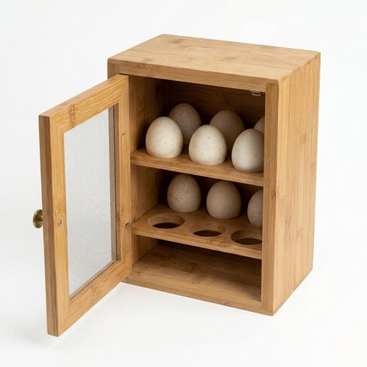 Wooden egg cabinet D-26